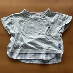 Polo 水色Tシャツ 90cm