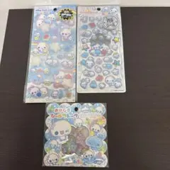 ぷくぷくあわわちゃん　シール3点セット