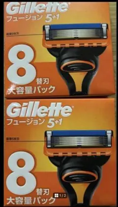 Gillette フュージョン5+1 電動 替刃 8個入 2箱セット - メルカリ