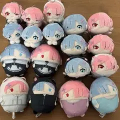 ぽてコロぬいぐるみ レム ラム Re:ゼロから始める異世界生活 ふわコロりん