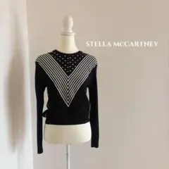 ステラマッカートニー シルク切替ウールニット　定価10万程　イタリア　ドットのサムネイル