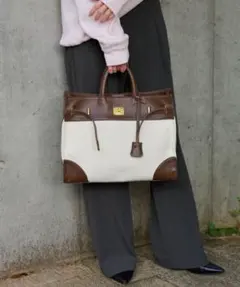 お値下げ　SLOBE キャンバスBIG TOTE 新品タグ付のサムネイル