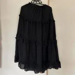 POETIQUE アクシーズファム ティアードスカート ブラックのサムネイル