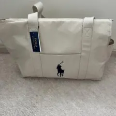 RLX RALPH LAUREN ホワイトボストンバッグ - メルカリ