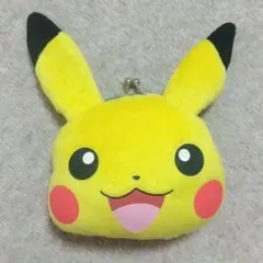 ピカチュウ フェイス がま口　財布　コインケース　ポーチ　ポケモン