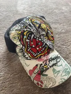 00s Ed Hardy スカル刺繍 ラインストーン キャップ Y2K ギャル - メルカリ