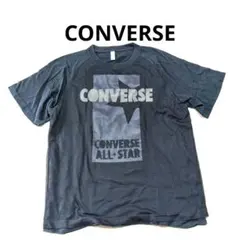 CONVERSE メッシュ Tシャツ L 半袖 スポーツ 黒 ダンスのサムネイル