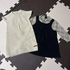 Burberry バーバリー 秋冬ワンピース 2点セット 12m/80cmのサムネイル