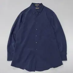 90s ARROW レーヨン マイクロ素材 B/D L/S シャツ ドレープ