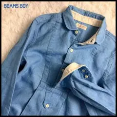 BEAMS BOY 麻100% ピンタック シャツワンピースのサムネイル