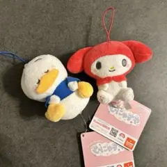 サンリオ　むにゃすやマスコットvol.1 あひるのペックル、マイメロディー 2個