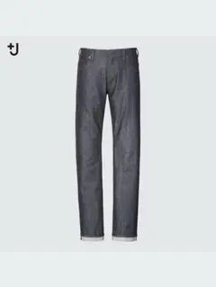 W29！UNIQLO +Jユニクロ セルビッジスリムフィットストレートジーンズ