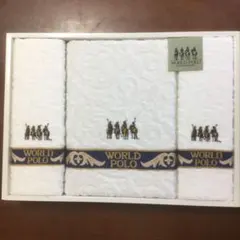 WORLD POLO のバスタオルとフェイスタオル×2枚セット(新品)
