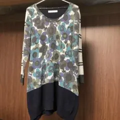 花柄チュニック