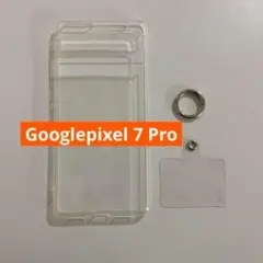 Googlepixel 7 Proクリアソフトケース＋リング付き
