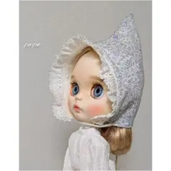 ブライスサイズ　アウトフィット　バブーシュカ　ボンネット　帽子　ブライス