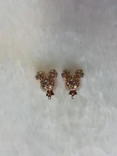 ミッキー型イヤリング