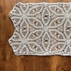 クロッシェレース テーブルセンター マルチカバー ドイリー H