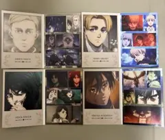 一番くじ　進撃の巨人　〜地鳴らし〜　F賞　G賞　　メモリアルカード