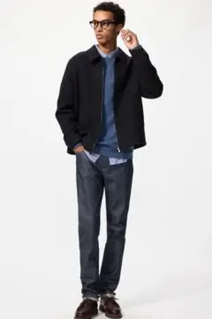 新品タグ付き UNIQLOストレッチセルビッジスリムフィットデニム 31インチ