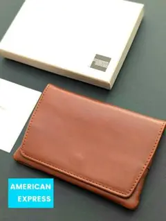 American Express ノベルティ イタリアンレザーティッシュケース