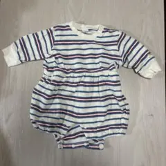 Cottoli ブルー　ロンパース　70cm