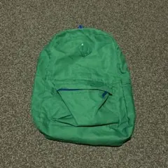 00s archive平成 原宿 グリーン バックパック フロントポケット付き