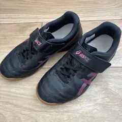 asics JUMOLE フットサルシューズ ブラック/ピンク