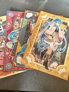 初音ミク ローソンコラボクリアシート4種 セット