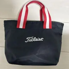 Titleist 小型バッグ 黒/赤 ストライプハンドル