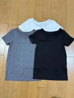 UNIQLO HEATTECH 半袖アンダーシャツ 3枚セット 110センチ