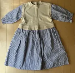 シューラルー 七分袖　シャツワンピース 140 SHOO LA RUE