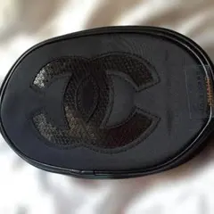 シャネルノベルティ　ウエストポーチ　ボディーバッグ　ブラック