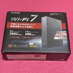 【ほぼ新品】ELECOM Wi-Fi 7 無線LANルーターWRC-BE36QS
