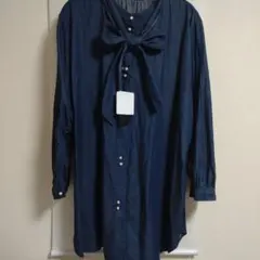 大きいサイズ4L　インシードINCEDE シャンブレーデニムシャツ タグ付き新品