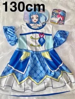 キミとアイドルプリキュアなりきりワンピース　キュアウインク130cm ライト付