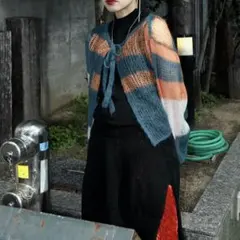 soduk (スドーク) patchwork knit cardiganのサムネイル