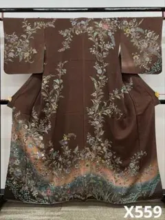 訪問着 鳳凰 桜 金彩 銀彩 紋意匠 正絹 A040 - メルカリ
