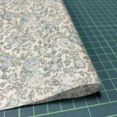 L49 Feliciteフェリシテプチ ブルー 108×25cmラミネート生地