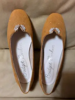 最終値下げ(箱なし)★Bridget Birkin ビジュー付きフラットシューズ