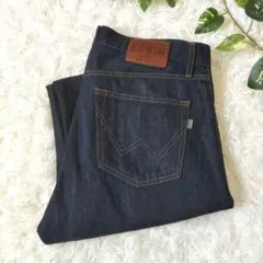 【未使用】EDWIN　402　すっきりストレートデニム　W35インチ　インディゴ