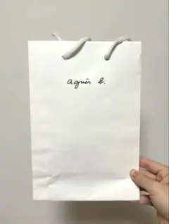 agnes b. ショップ袋 ショッパー リボン付きのサムネイル