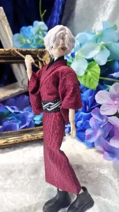 着物と羽織のセット 0524① オビツ11 ねんどろいどどーる 身長調整