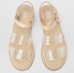 新品☆ZARA ザラ フラットサンダル
