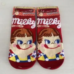 【新品タグ付き】　ペコちゃん　レディース　ソックス　２足セット