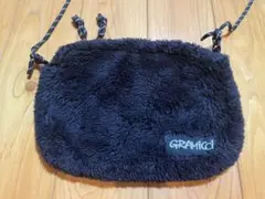 Gramicciボア ショルダーバッグ黒ブラック グラミチボアフリースサコッシュのサムネイル