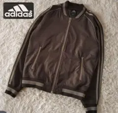 最高配色 adidas トラックジャケット　ブラウン　ATP型 異素材切替