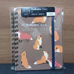 ロルバーン　ダイアリー　2026　キツネ　デルフォニックス　rollbahn