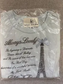 KUMIKYOKU 組曲 半袖Tシャツ ライトブルー SS