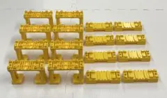 プラレール　ブロック橋脚8個　ミニ橋脚8個